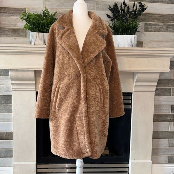 Michael Kors Teddy Coat Size L - Picture 5 of 16